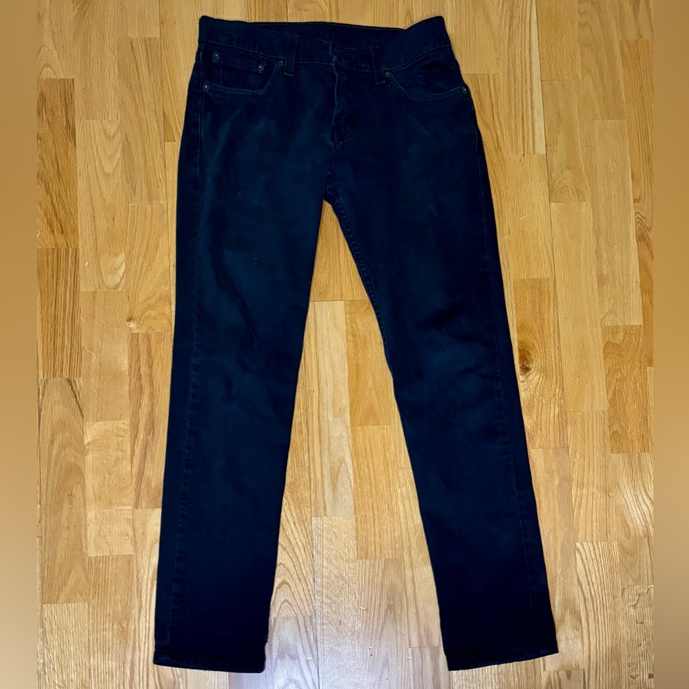 Levi's 511 Black Denim Jeans 29x30